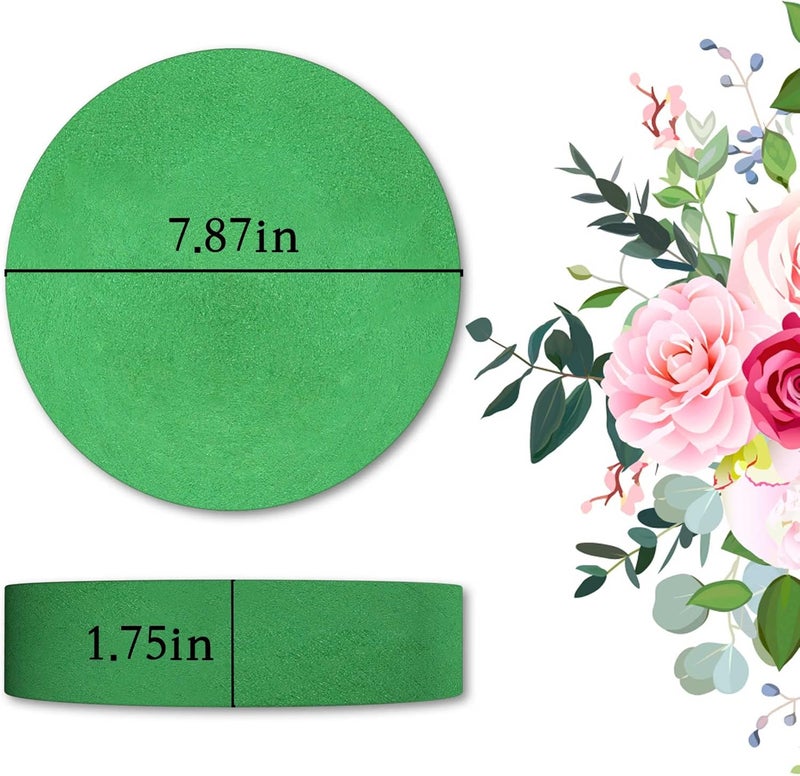 Max Shape Round Floral Foam Blocks,Large Dry Floral Foam for Artificial Flowers,Craft Project,Wedding Aisle Flowers,Arty Decoration 6 Pack (7.87'') - Image 2